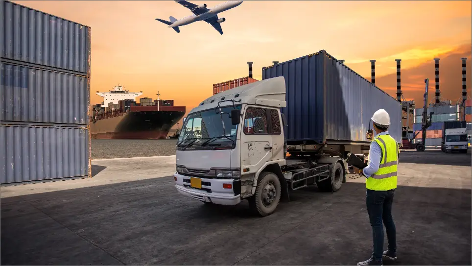 FLC Freight customs agent reviewing documents in Dubai