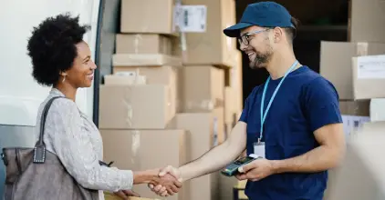 Detailed map of FLC Freight global shipping routes